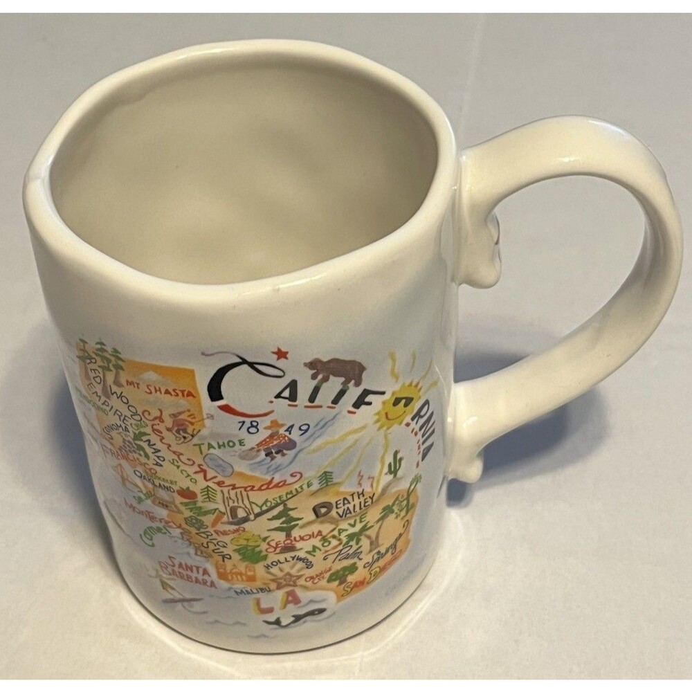 Catstudio California Mug The Geography Collection Coffee Cup Surfer Inside 2011